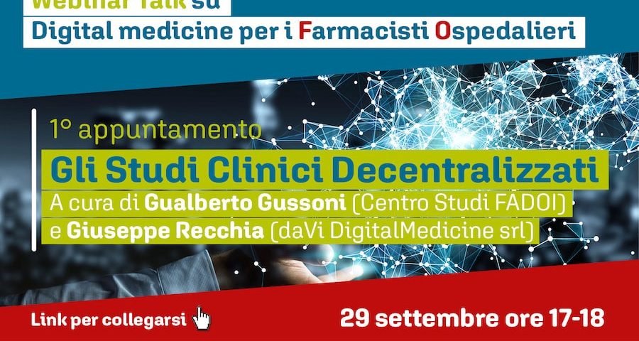 Webinar Talk-studi clinici decentralizzati